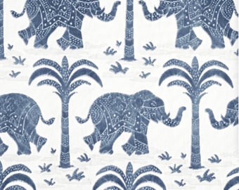 Thibaut Elephant Velvet fabric by the Yard, 2 yd minimum