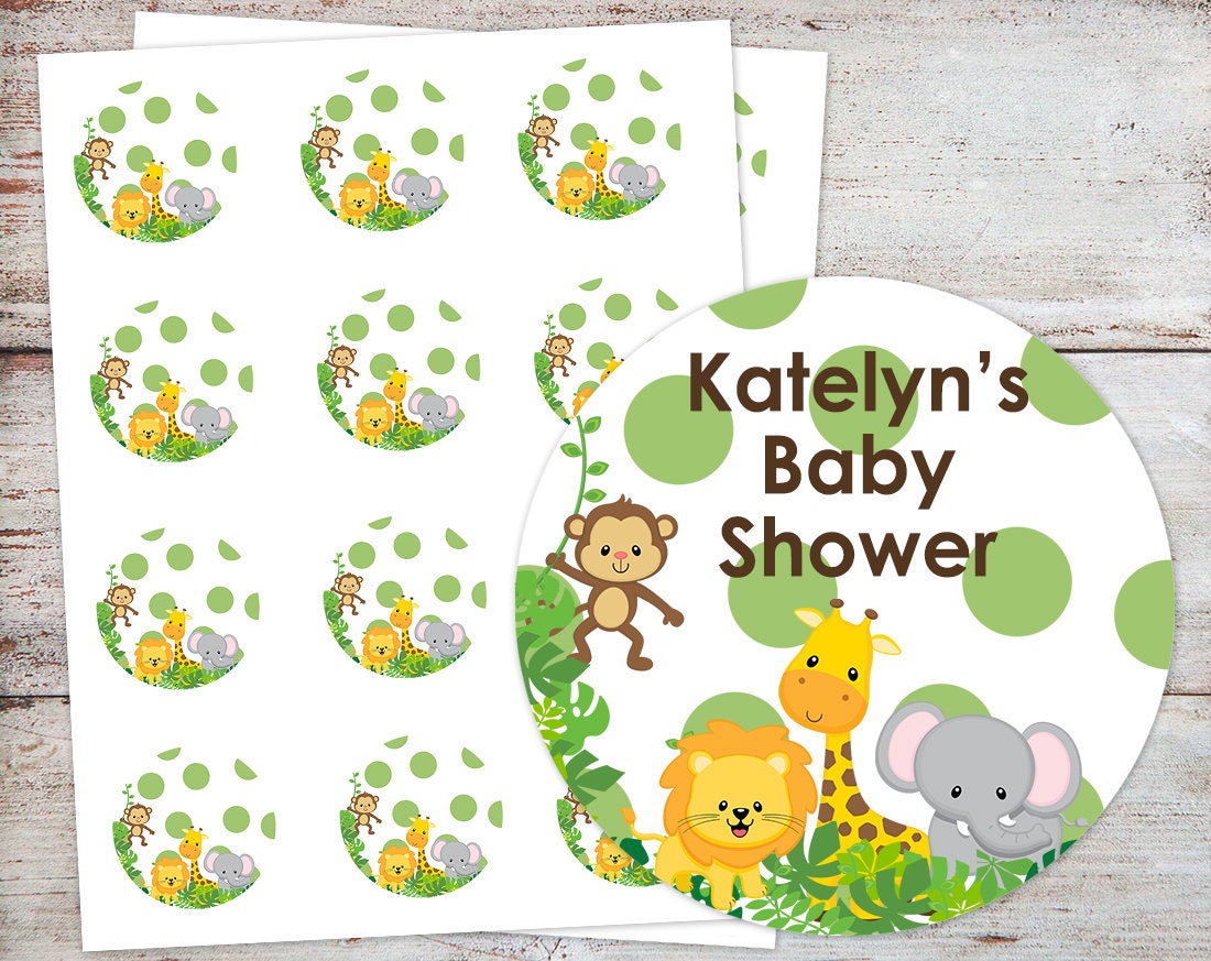 Safari Animals Stickers Safari Animals Tags Safari Animals Etsy