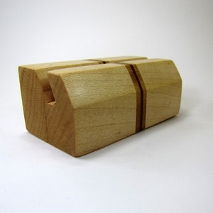 Wood Business card holder , wood card holder, office desk accessories, office organizer , gift idea for him boss gift, business cards