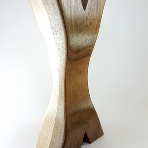 Wood vase, Segmented wood vase, test tube vase, home decor, flower vase, flower holder,  maple, wedding gift, vase bud, modern vase