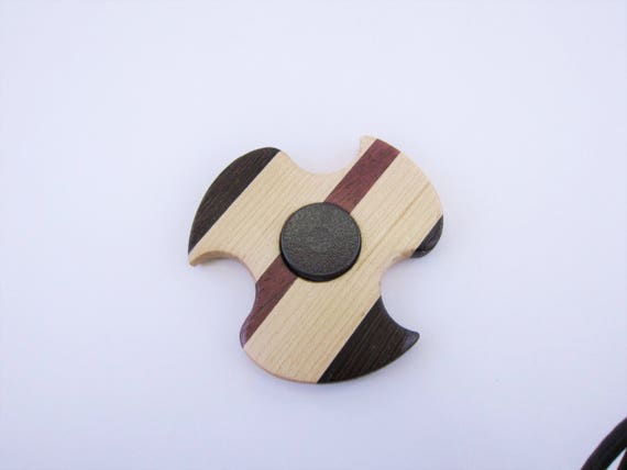 wooden fidget spinner