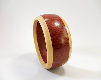 Wood bangle, Exotic wooden bracelet, Segmented wood bracelet, gift for her, wood jewelry, bracelet, jewelry, bangle, wooden jewelry