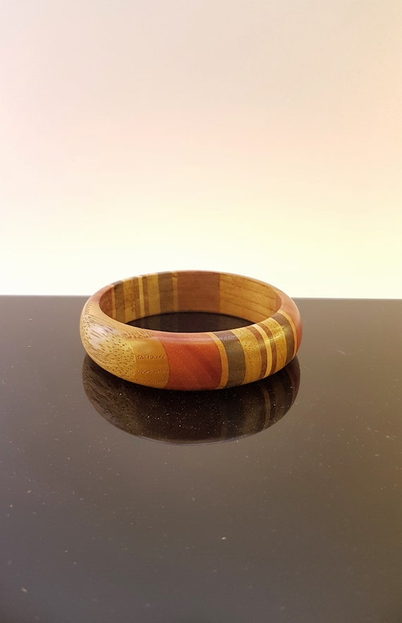 Bracelet Jonc En Bois OxcmoBijoux - Neuf Avec étiquettes, Référence 316-xxf007