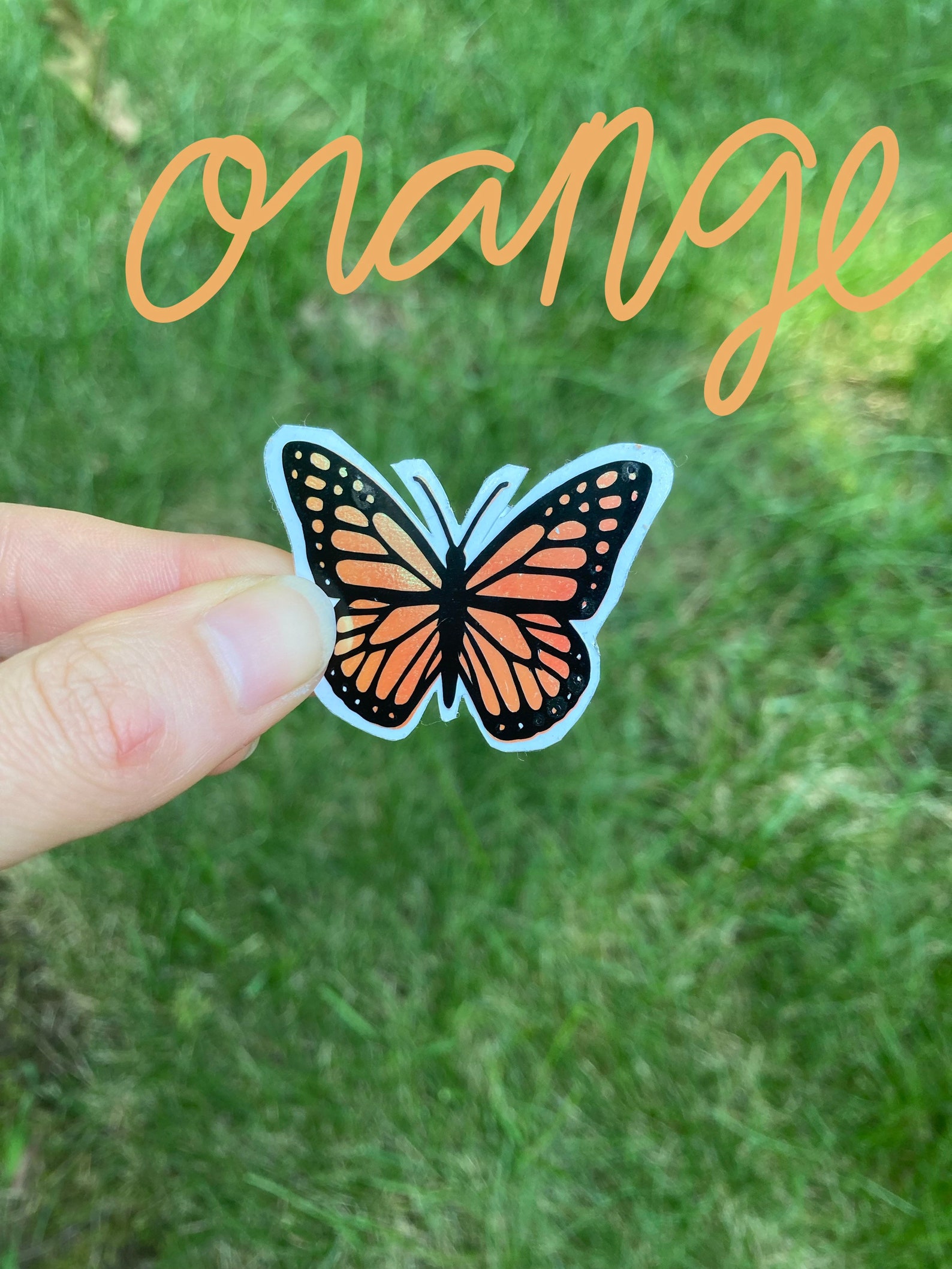 Butterfly Decal Butterfly Vinyl Decal Holographic Butterfly Etsy