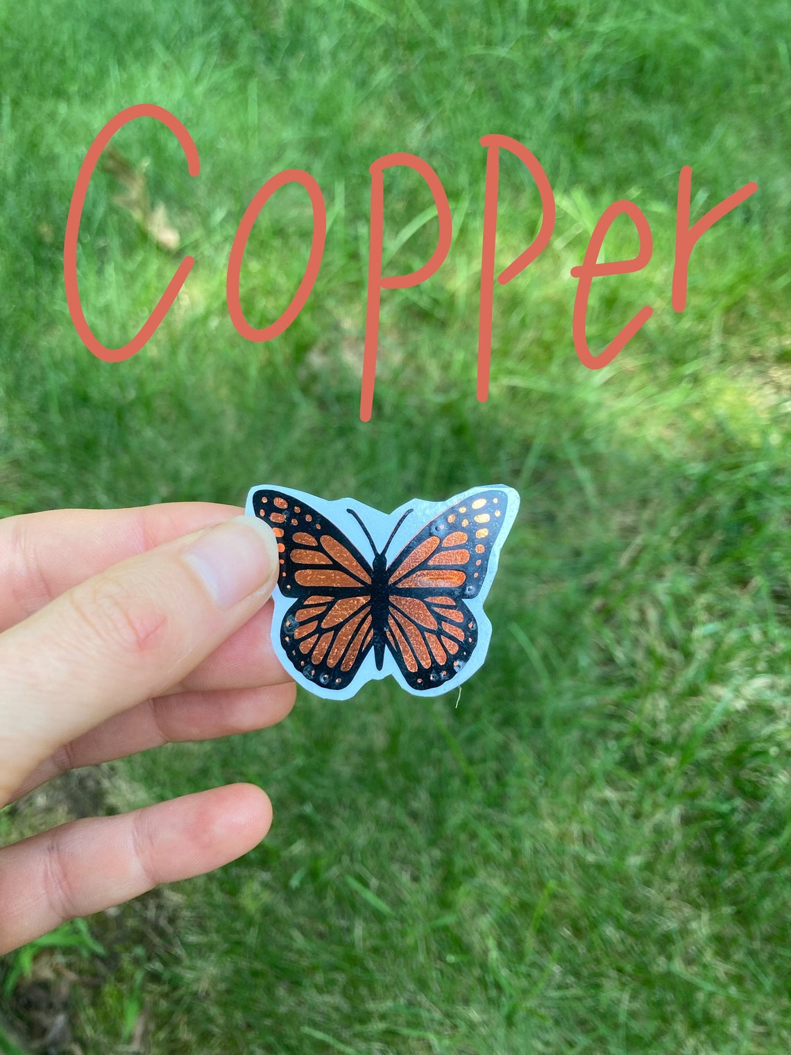 Butterfly Decal Butterfly Vinyl Decal Holographic Butterfly Etsy