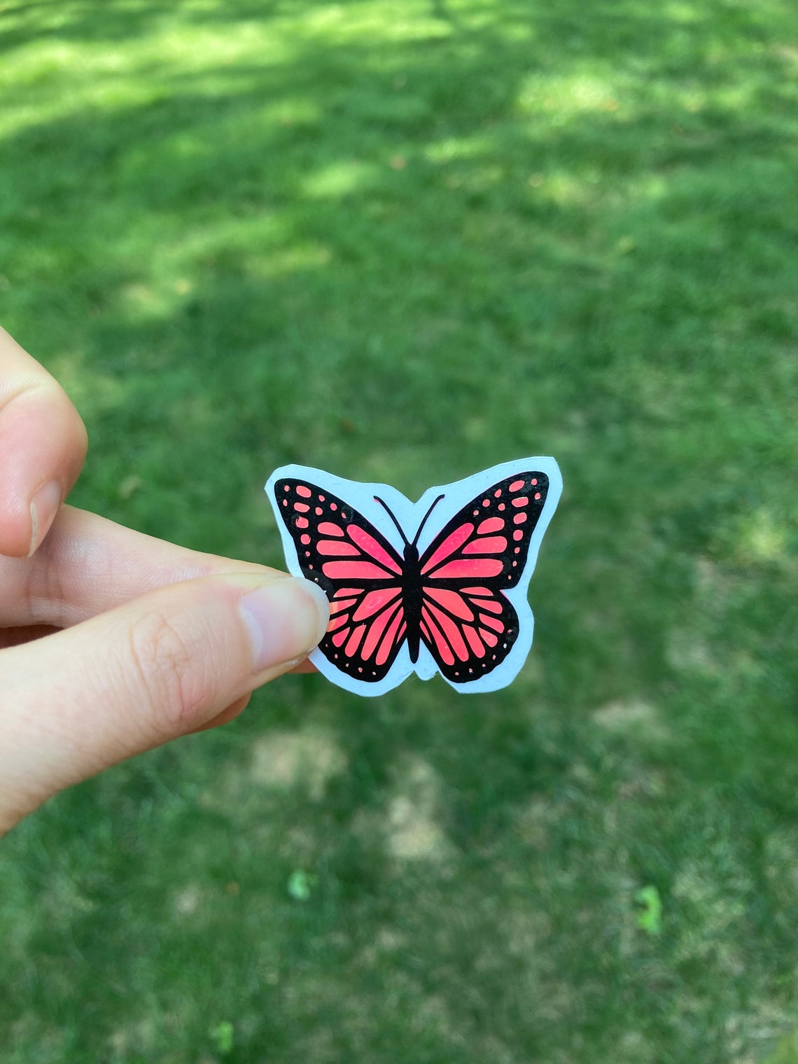 Butterfly Decal Butterfly Vinyl Decal Holographic Butterfly Etsy