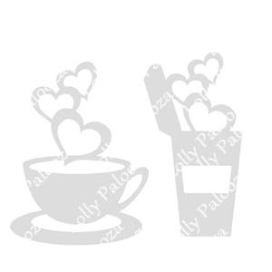 Coffee Tea Love DIGITAL File. Instant Download.  PNG & SVG Files.  No Physical Shipping.