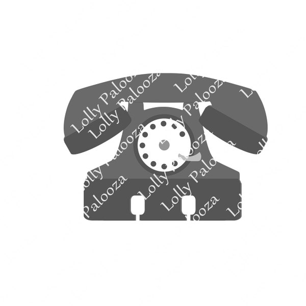 Vintage Phone Dex  DIGITAL File.  Instant Download.  SVG File.  No Physical Items Shipped.