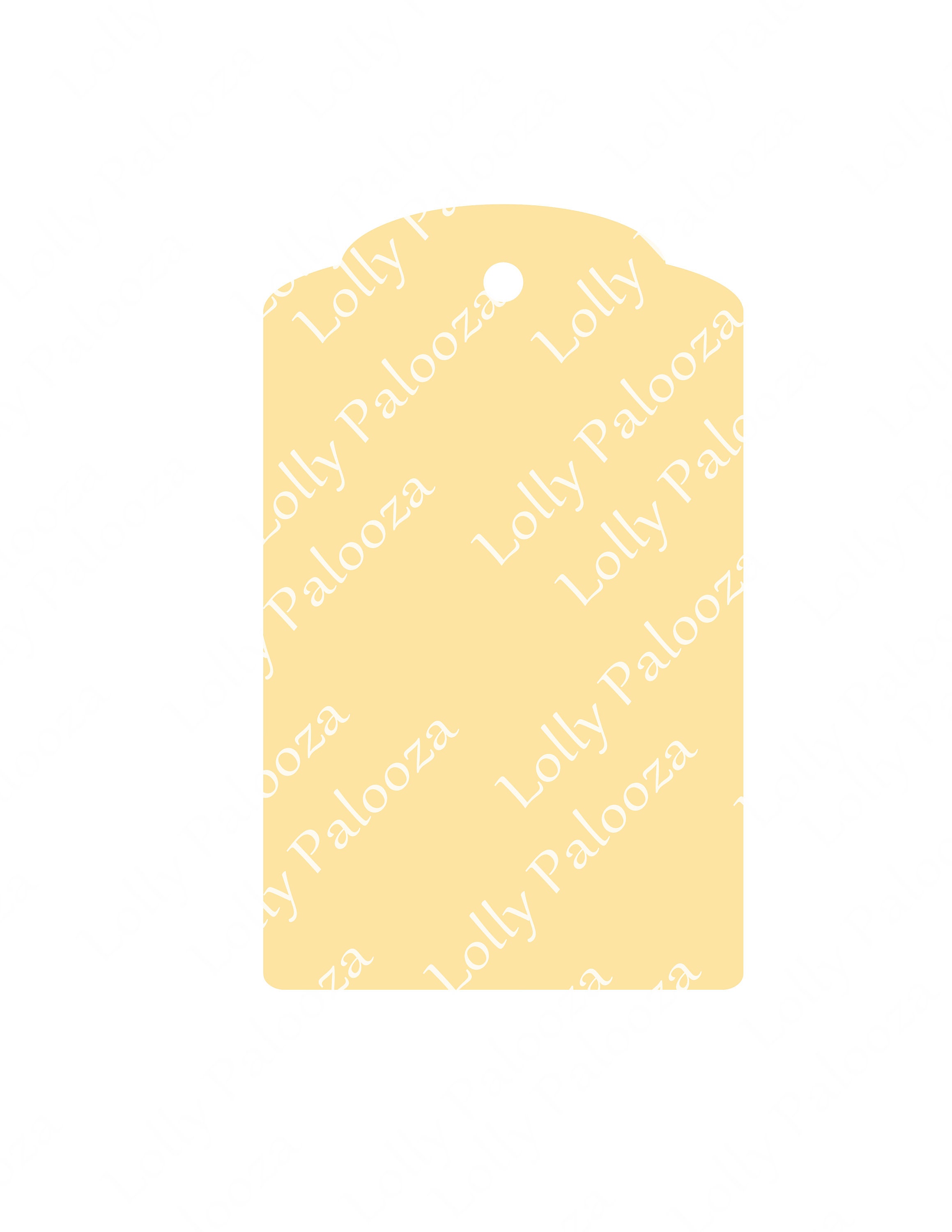 Scalloped Tag DIGITAL Files:  Instant Download. No Physical Items Sent.  SVG and PDF