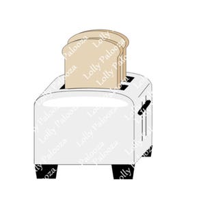 Vintage Toaster DIGITAL File.  Instant Download, PNG & SVG Files.  No Physical Shipping