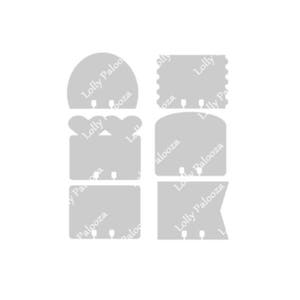 Rolodex / Dex-kaarten zes vormen. DIGITALE bestanden. Direct downloaden. PDF- en SVG-bestanden. Geen fysiek product