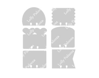 Rolodex / Dex Cards  Six Shapes. DIGITAL Files.  Instand Download.  PDF & SVG Files.  No Physical Product