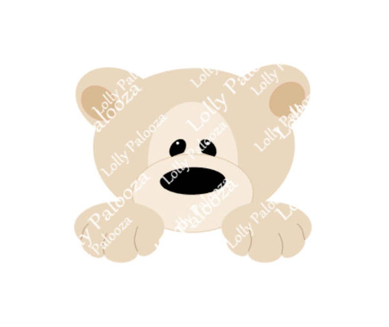 Brumley Bear DIGITAL File. Instant Download. No Physical Product Shipped. PNG & SVG files. image 1