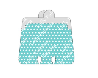 Coin Purse Dex Card / Greeting Card DIGITAL Files.  Instant Download.  PNG & SVG Files.  No Physical Shipping.