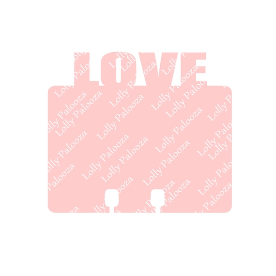 Love and Cute Word Topped Dex Cards DIGITAL File.  Instant Download.  SVG Files. No Physical Items Shipped.