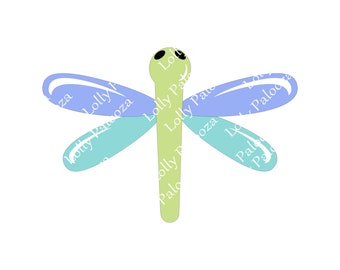 Dragonfly Solid and Translucent DIGITAL File:  Instant Download. No Physical Product Will Be Shipped.  PDF & SVG Files