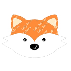 Fox Face DIGITAL File.  Instant Download.  JPG and SVG Files. No Physical Items Shipped