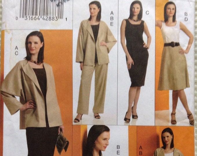 Snazzy womens separates Vogue sewing pattern