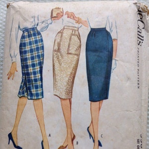 Instant skirt McCalls sewing pattern