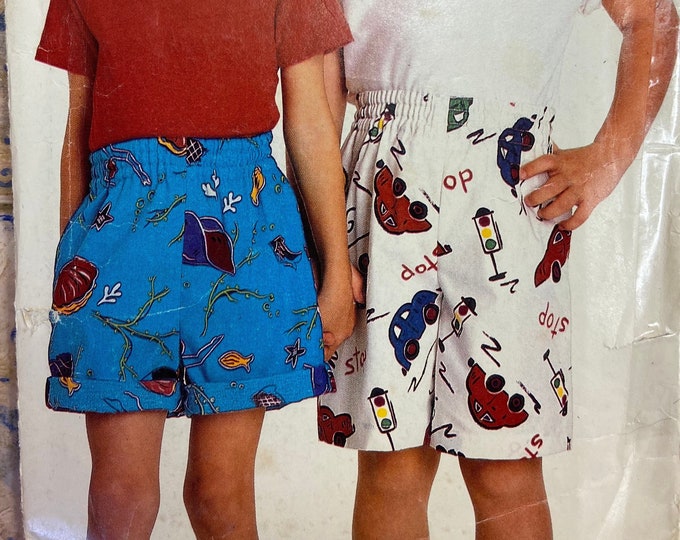 Child shorts Butterick sewing pattern