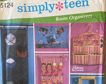 Room organizers for Teens Simplicity Home Decor sewing pattern