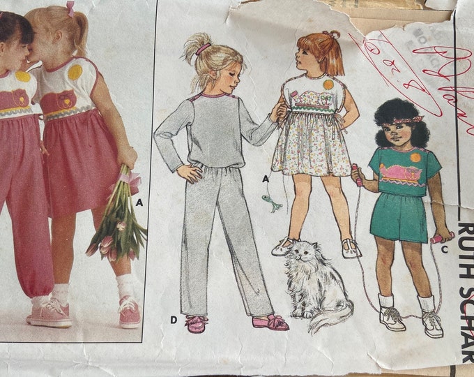 Cute kitty themed designer separates Butterick sewing pattern