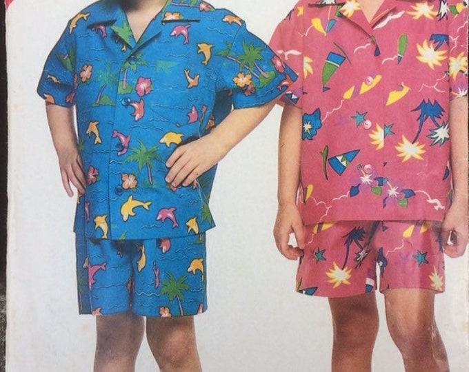 Kid's short sets Butterick sewing pattern