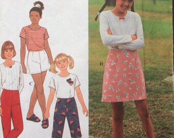 Girl's separates Simplicity sewing pattern