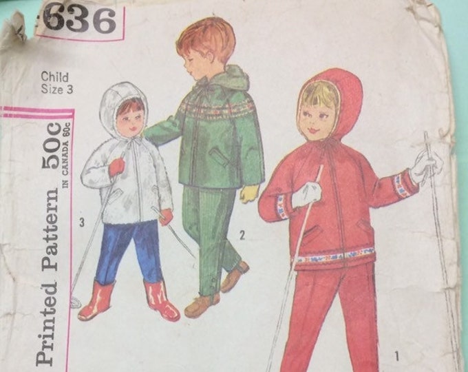 Child's pants with suspenders Simplicity sewing pattern