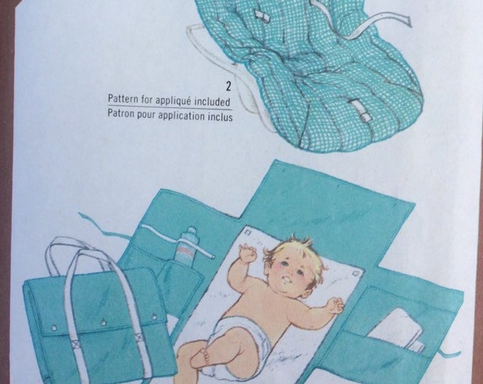 Baby travel mat, tote and seat cover Simplicity pattern