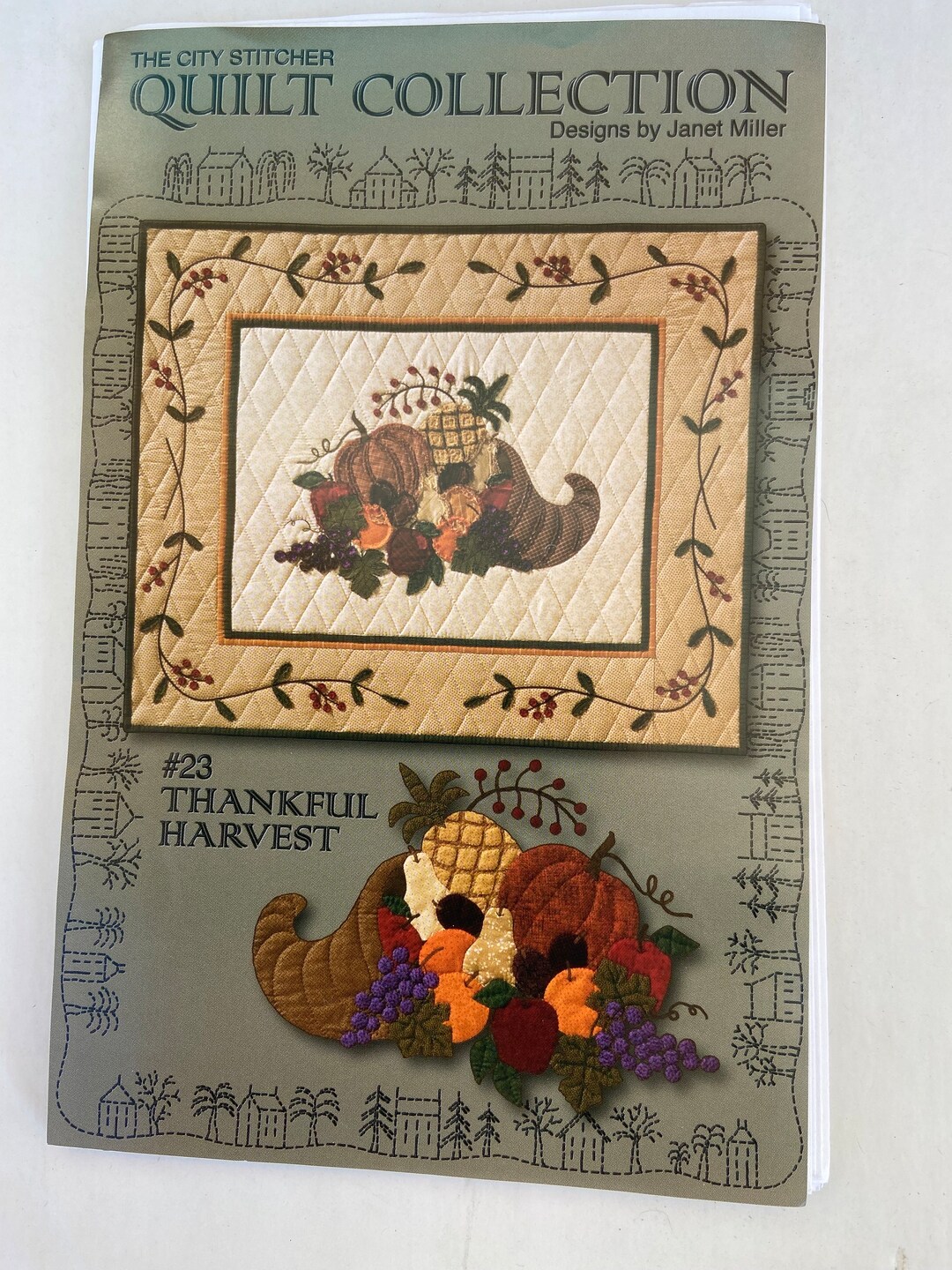 Thankful Harvest Thanksgiving Theme Quilting Pattern - Etsy