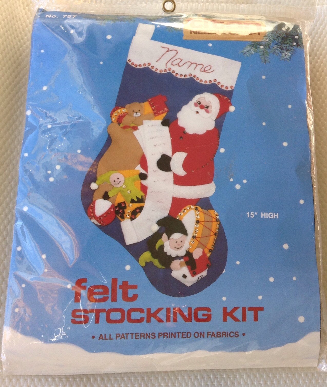 Personalized Christmas stocking craft kit
