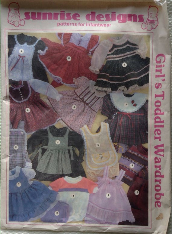 Girls Toddler Wardrobe By Sunrise Design Etsy