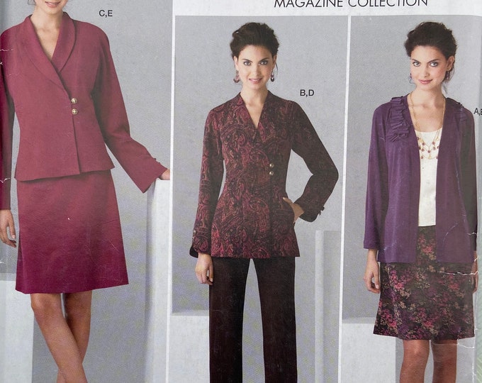 Larger lady's wardrobe Simplicity sewing pattern