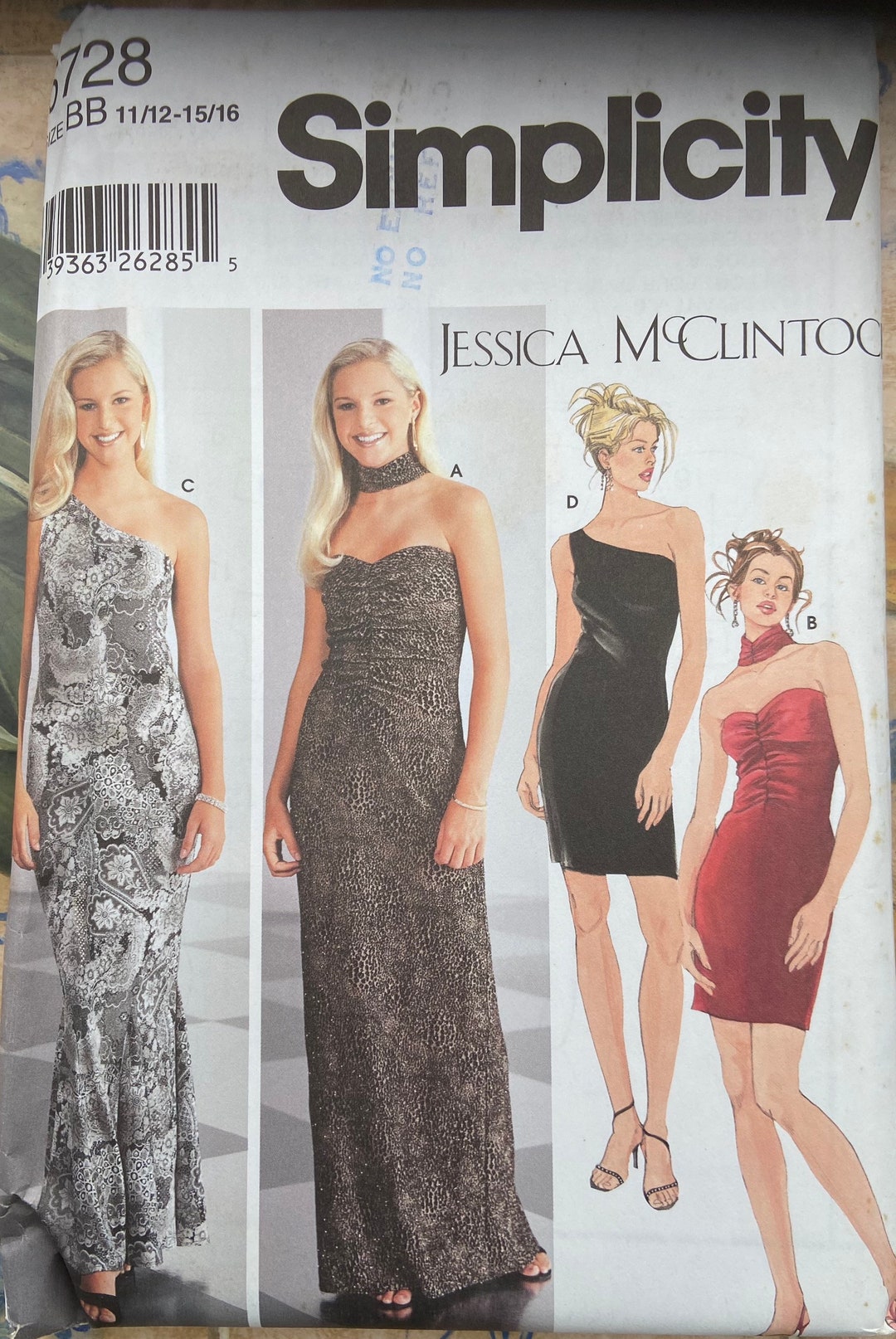 Designer Dress Sewing Pattern Etsy