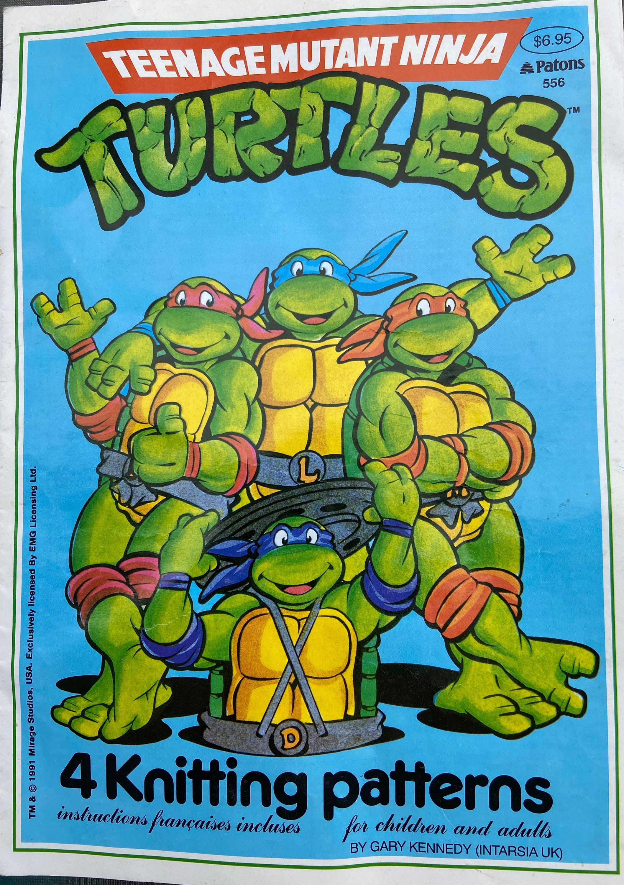 ninja turtle jumper knitting pattern