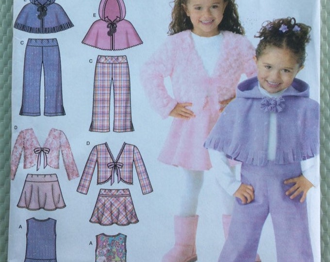 Little girl's wardrobe Simplicity pattern