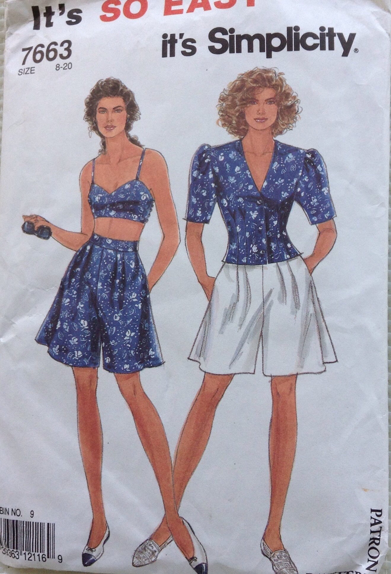 Spring and summer separates Simplicity pattern
