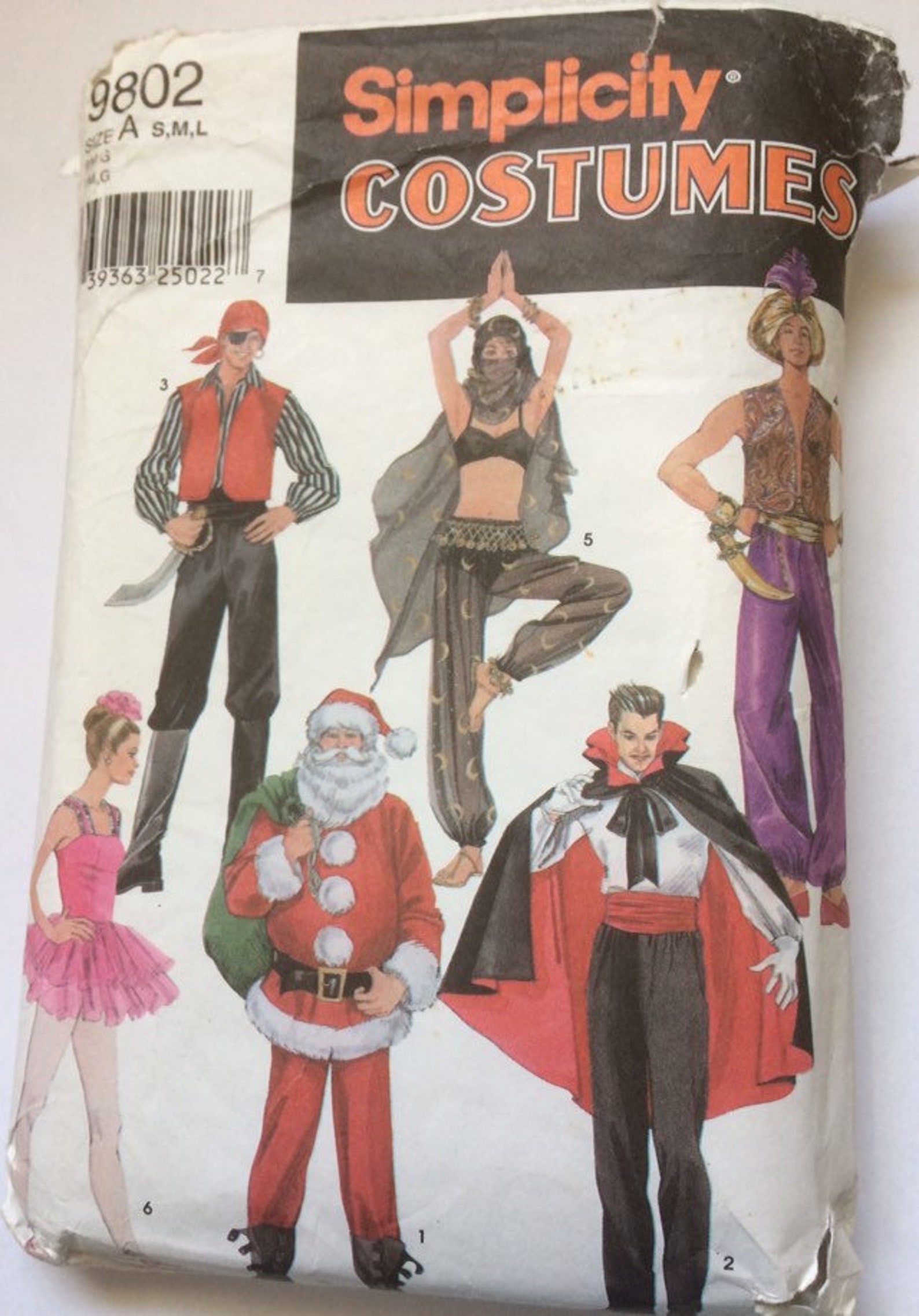 Adult Halloween Costumes Simplicity Sewing Pattern Etsy