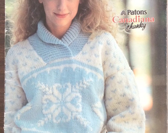 Chunky sweaters to knit for him and her pattern booklet
