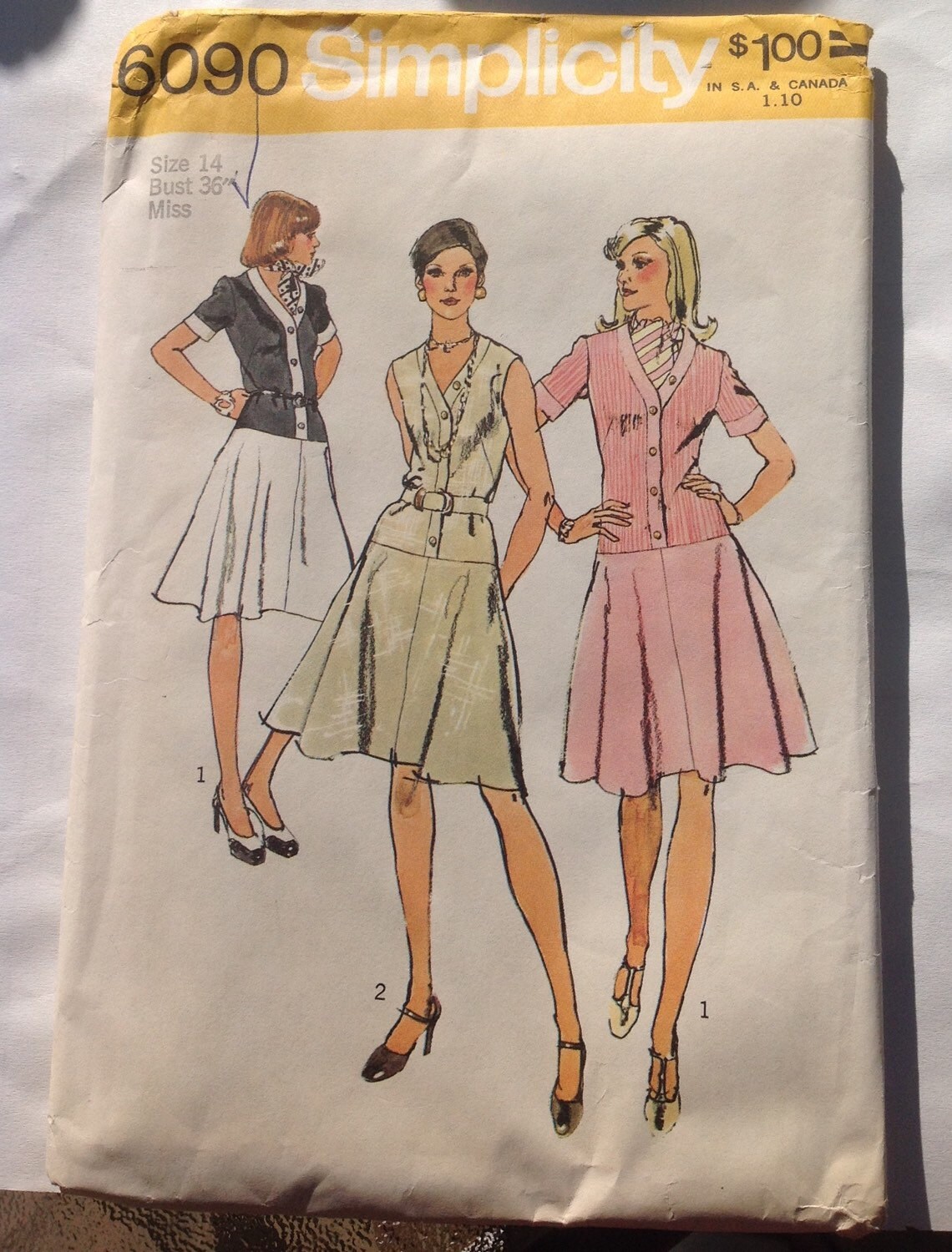 Simplicity one piece dress pattern