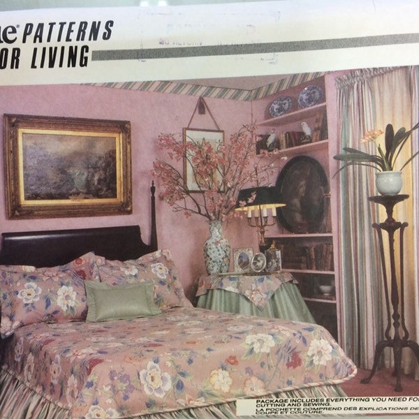 Vogue bedroom decoration sewing pattern