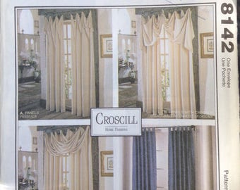 Custom design window treatments. McCalls pattern