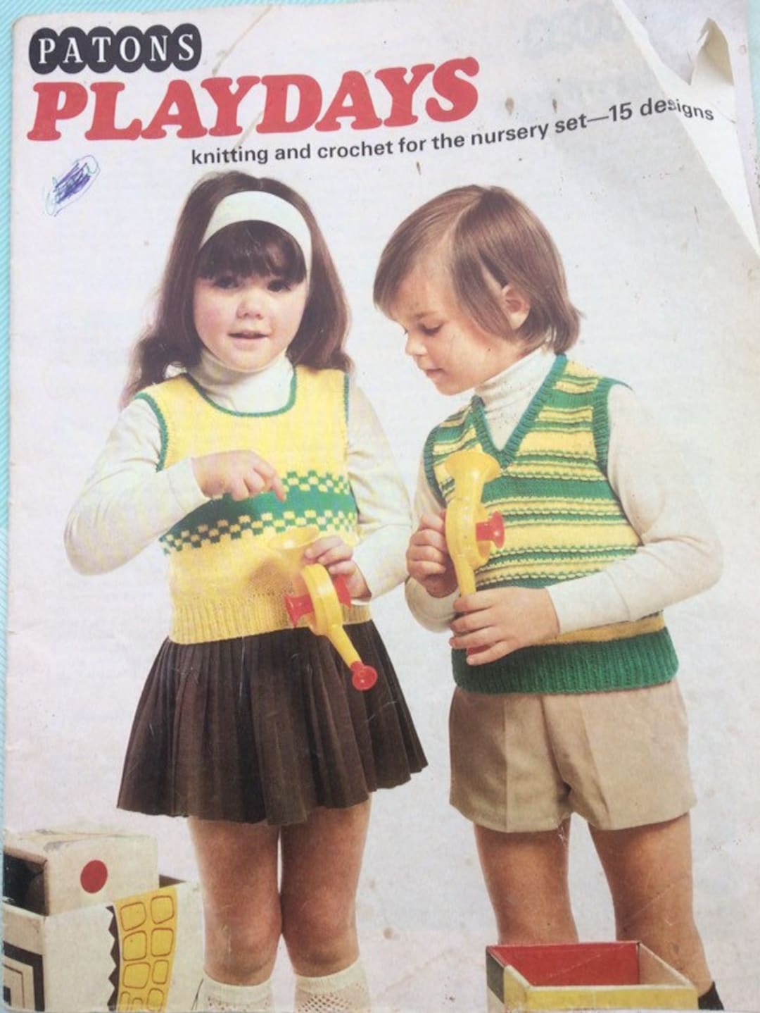 Playdays Knitting and Crochet Pattern Booklet for the Nursery Etsy