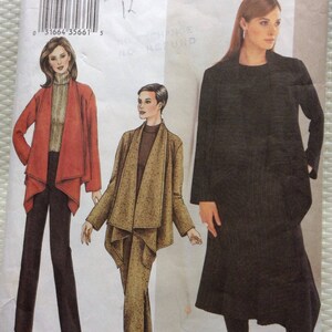 Womens winter suit Vogue pattern image 1