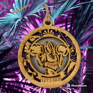 Customized Cheerleading Sport Ornament