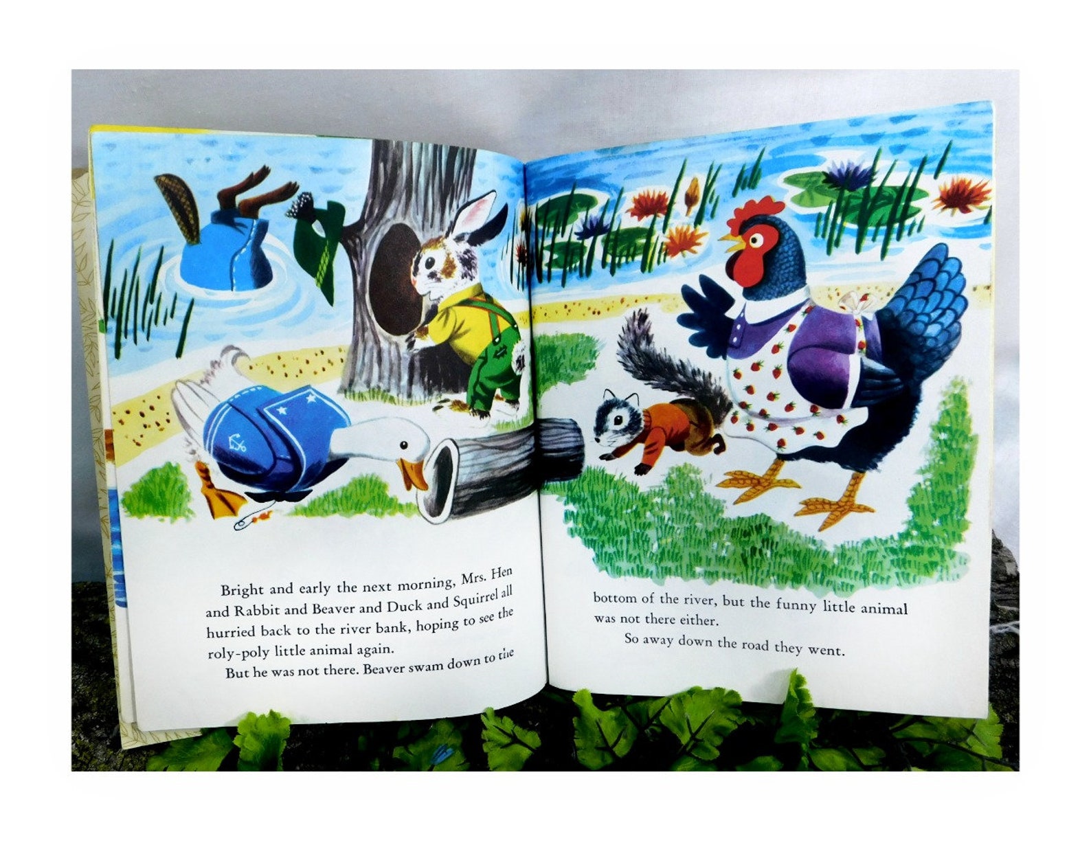 A Little Golden Book Rabbit and His Friends Book Vintage 1982 Renewed ...