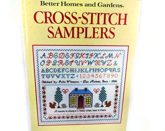 Counted cross stitch Book - cross stitch Sampler patterns-  ABC sampler -counted cross stitch chart. -counted cross design  - # 41