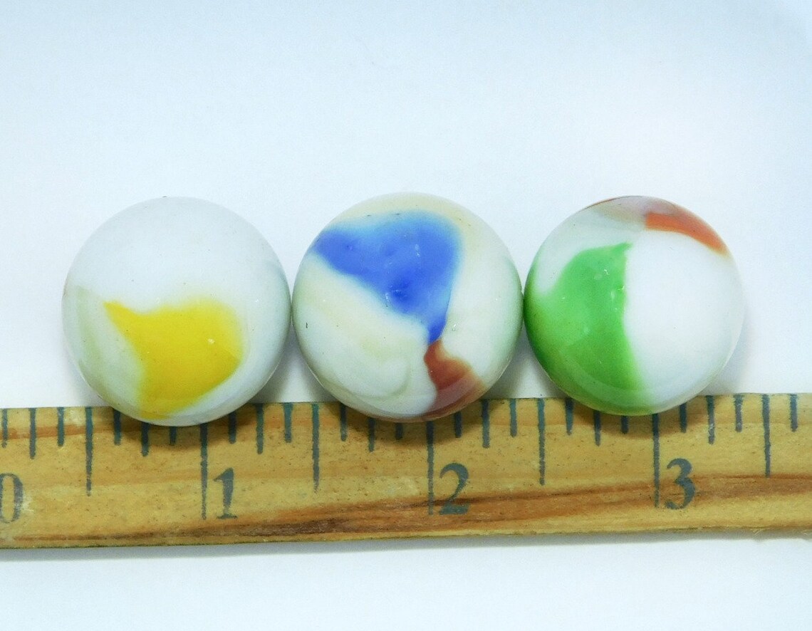 Large Marbles, Shooters, Glass Marble , Vintage Glass Marble Agate
