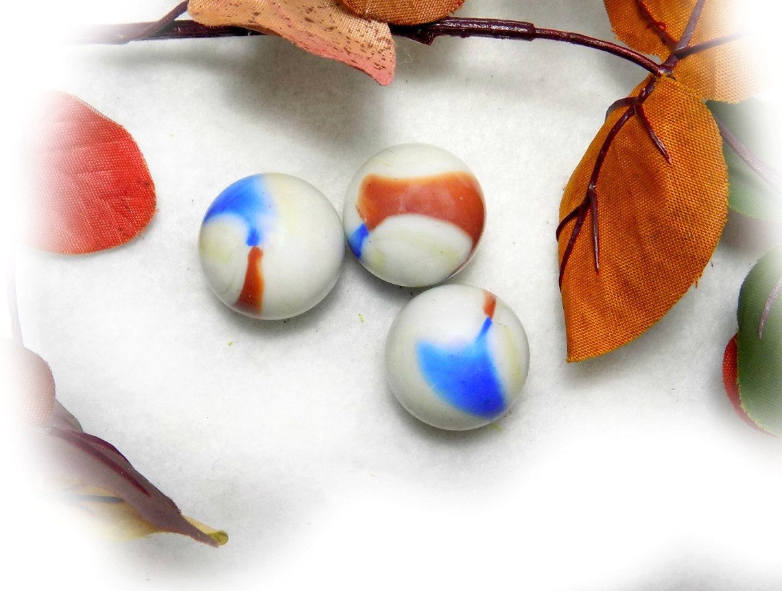 Large Marbles, Shooters, Glass Marble , Vintage Glass Marble - Agate ...